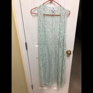 Gorgeous mint green lace lularoe Joy